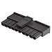 0436451000 Conn Housing F 10 POS 3mm Crimp ST Cable Mount Black Micro-Fit 3.0 Bag, (50 Items)