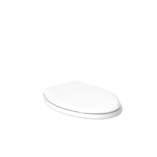 KOHLER 4636-RL-0 Cachet ReadyLatch Elongated Toilet Seat Slow Close, Soft Close Toilet Seat Quiet Lid, Contoured Grip-Tight Bumpers Installation Hardware, Apartment Essentials, White - image 8