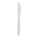 Dixie PKM21 Medium Weight Polypropylene Knife, 6.56" Length, White (Case of 1,000)