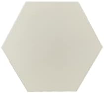 Avant Decor | Stone Composite Hexagon Solid Color | Peel and Stick Kitchen Backsplash Tiles | Stick On Wall Tiles | Easy DIY Installation | 6” x 6.9” | Single Tile