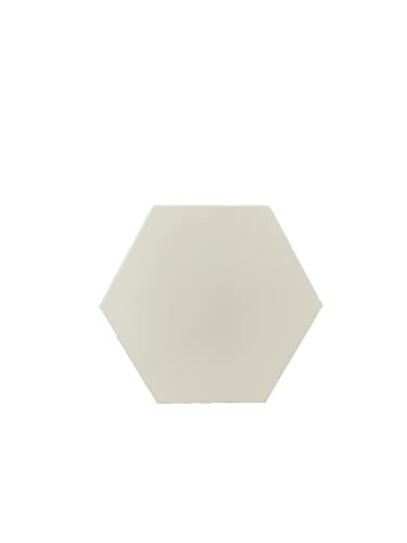 Avant Decor | Stone Composite Hexagon Solid Color | Peel And Stick Kitchen Backsplash Tiles | Stick On Wall Tiles | Easy Diy Installation | 6” X 6.9” | Single Tile #TOP11