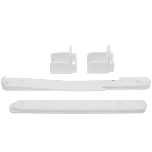 SOPOTUTU Juego de Conectores de Riel Regulable para Cuna y Muebles Tornillos, Plástico y Acero, Conexión Fuerte y Adaptación Versátil para Proyectos DIY y Necesidades del Hogar