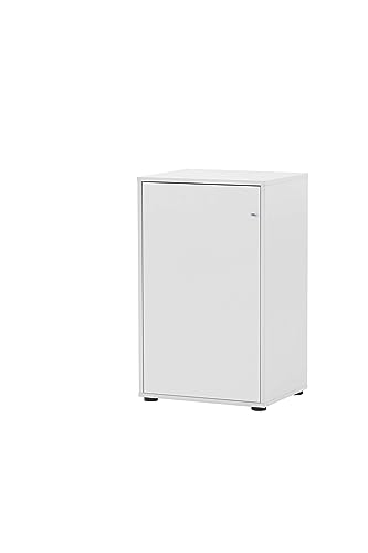 Schildmeyer Aktenschrank Reno 400, 152199, weiß, 51 x 41 x 83,6 cm