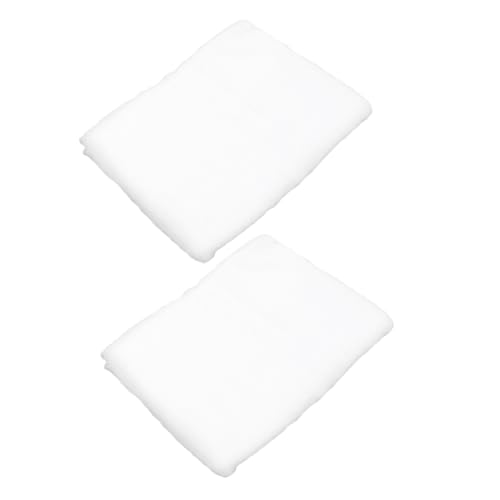 PRETYZOOM Thick Artificial Christmas Blanket Set Snow Cotton Village Scene for Indoor Winter Decor