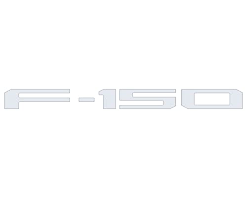 Image of F-150 Tailgate Emblem Letter Inserts - Compatible with 2021-2026 F-150
