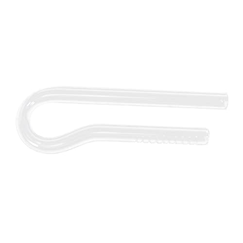 BELLIFFY 1個 インレットパイプ 大きな水槽 交換用フォームフィルター 水槽フィルター ホース 水槽の装飾 水槽の石 魚 水族館のライト ディスペンサーフィルタースポンジ 皿 ガラス 白い