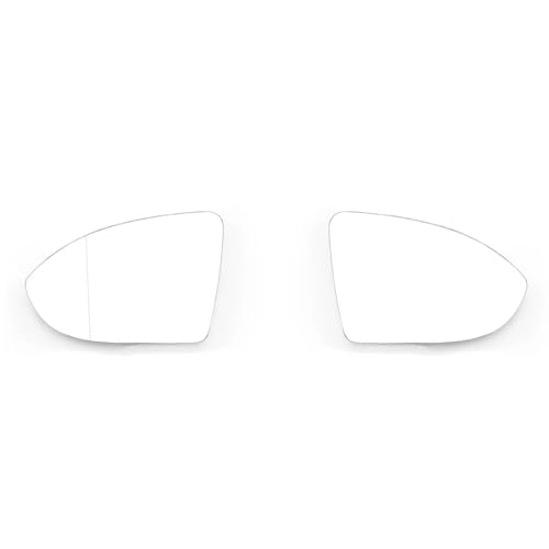 Lentilles rétroviseur chauffantes pour Golf 7 2014-2020 miroir dégivrant de remplacement 2pcs