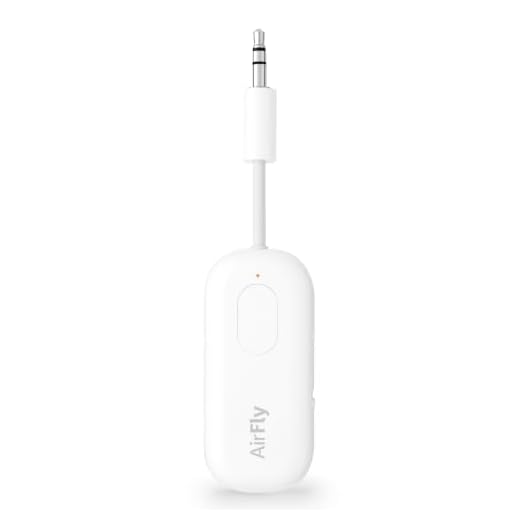 Twelve South AirFly Pro, Bluetooth Wireless Audio Transmitter, White
