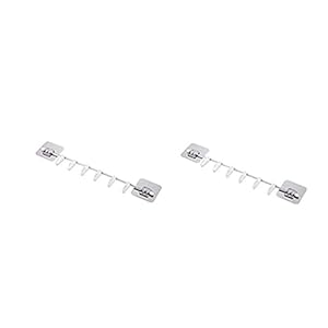 Komopesu 2 Stks Keuken Haak Accessoires, Zelfklevende Muur Haken Rack Herbruikbare haak voor Gebruikt op Elke Vlakke…