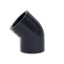 33.4mm (1″) Pressure 45° Solvent Weld Bend – PVC Pipe Angle Fitting | Watertight Connector for Ponds, Aquariums, Gardens & Drainage Systems