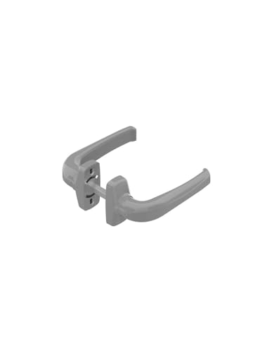 Béquille double Crystal blanc RAL9010 - LA CROISEE DS - DS8000-036