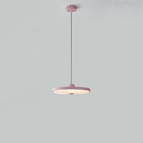 Lampe suspendue ZH1YFD rose pour éclairage de chevet tamisé style nordique