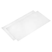 QUARKZMAN 2 Stück GR1 Titanium Platte Blech 300x150x0 5mm Titanlegierung Metallblech Für Industriemaschinen Metallbearbeitung 12x6x0 02