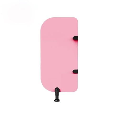 Barrera para urinarios, divisor de privacidad para baños masculinos, divisor de protección para inodoro montado en el suelo, para escuelas, centros comerciales y lugares públicos (rosa)