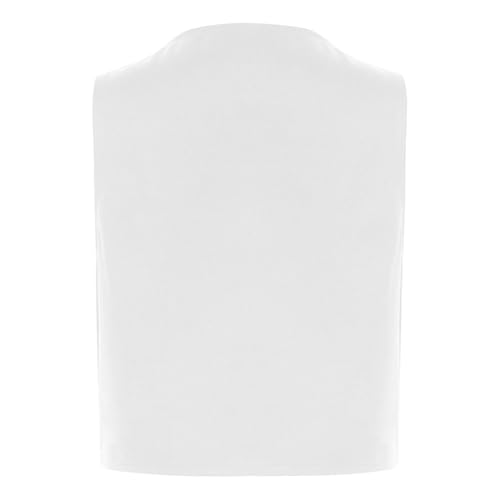 Choomomo Toddler Boys 3 Button Formal Suit Vest V Neck & Sleeveless, Solid Color & Regular Fitted2