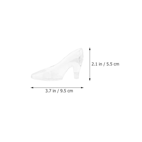 Chaussures en cristal pour décoration festive et accessoires de célébration uniques