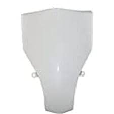 Generic Modern White ABS Plastic Front Nose for Activa New Model (110)