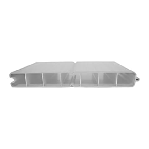 America's Fence Store 1" x 8" x 57-3/4" White Vinyl Tongue and Groove Picket Cover