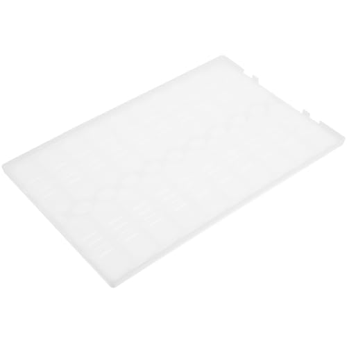 VALICLUD Bandeja de Plástico para Almacenamiento de 20 Muestras de Microscopio Posiciones Numeradas y Hoja para Contenido en Color Rojo Color Aleatorio