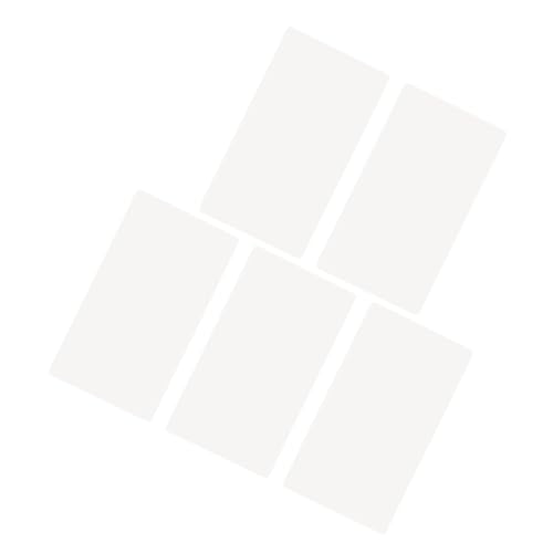 UTHCLO 5 piezas Tableros de Dibujo Transparentes para Plantillas Básicas de PVC para Bolígrafos Esteras de Impresión Seguras y Ligeras para Proyectos Creativos Infantiles