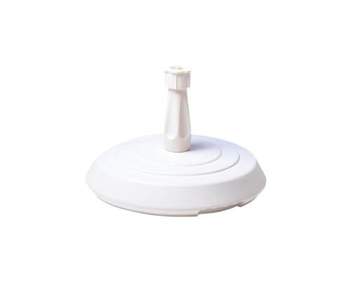 Eda Plastiques - DAD19646 - Pieds Parasol Béton Rond - 14kg, blanc