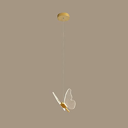 Luz de colgante LED de mariposa moderna ajustable para restaurante y dormitorio