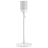 Supporto per altoparlante da pavimento per Sonos Move Stand con clip per cavi di gestione, compatibile con Sonos Move supporto per altoparlanti, facile da installare, bianco
