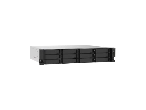 Qnap Ts-1273Au-Rp 12 Bay High-Performance Rackmount Nas With 2 X 2.5Gbe Ports, Redundant Psu