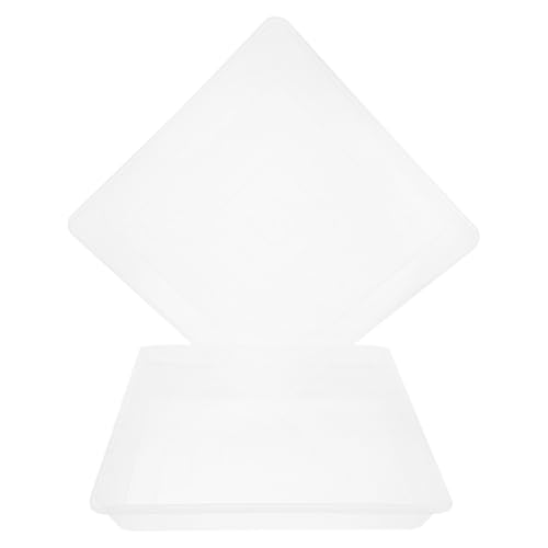 Plateaux carrés en plastique PP rigide et durable pour intérieur extérieur