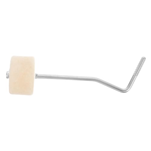 Accesorio de pedal para bombo de batería con fieltro y mazo miniatura 1