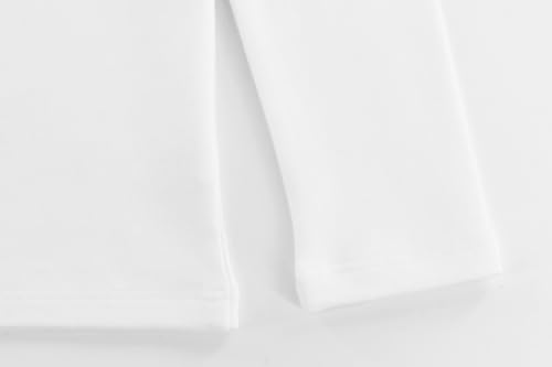 Boys Girls Turtleneck Long Sleeve Soft Cotton Mock Neck Shirt Solid Color Basic Tee Tops, Size 2T-12 Years4