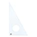 Alvin 130C-16 16 inch Clear Professional Acrylic Triangle 30/60