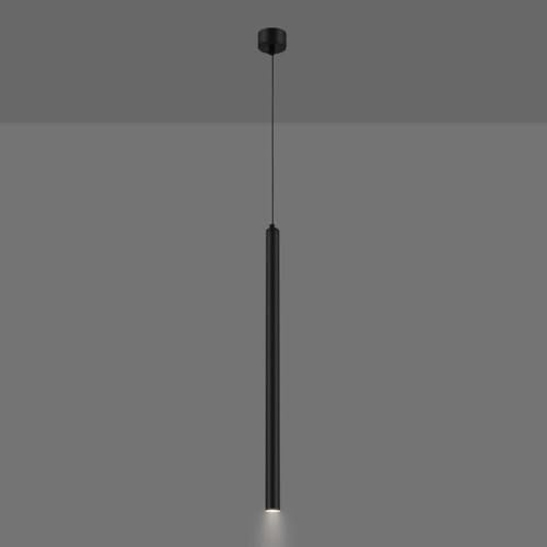 Suspension noire luminaire haut de gamme pour aménagement salle de réunion