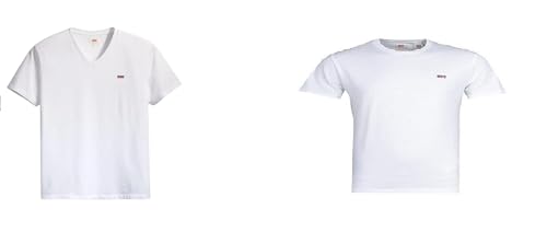 T-Shirt Blanc Levi's XS en maille de coton premium haute durabilité