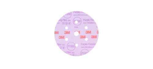 Image of 3M 30370 Hookit Purple 3 inch P800 Grit Finishing Film Disc