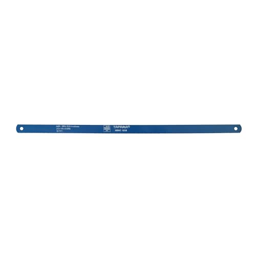Image of Taparia HBHC 1218 Hacksaw Blades 300mm (12 inch) 18 TPI (Pack of 10)-Carbon Steel All Hard Construction-Heavy Duty Cutting Blade for Metal, Wood, PVC, Plastic Pipes-For Home, Garage, Workshop, Industry
