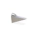 Produktbild Emuca 4009225 Paar Regalbodenträger Modell Halcon für Regale in Holz/Glas/Kristall mit Dicke 8-40mm Ausführung Aluminiumfarbe lackiert