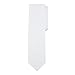 Solid Color Boys Tie - White