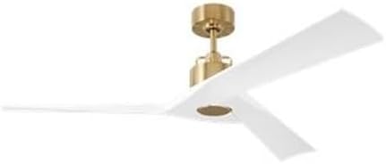 Generation Lighting 3ALMSM52BBS Alma Smart 52" Outdoor Ceiling Fan, Burnished Brass