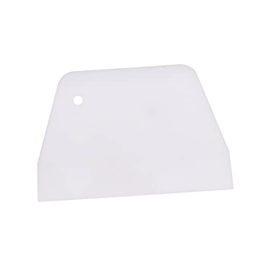 HIAKDOFT 2 piezas Raspadores de Pasteles de Plástico Alimentario Herramientas para Decorar y Alisar Fondant Diseño Trapezoidal para Repostería