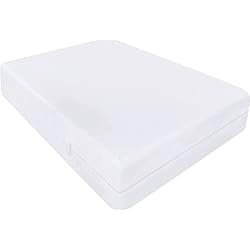 Funda Colchón Cremallera 135 Utopia Bedding Impermeable Premium Funda De Colchón con Cremallera - Protección contra líquidos (Cama 135-135 x 190 x 30 cm)