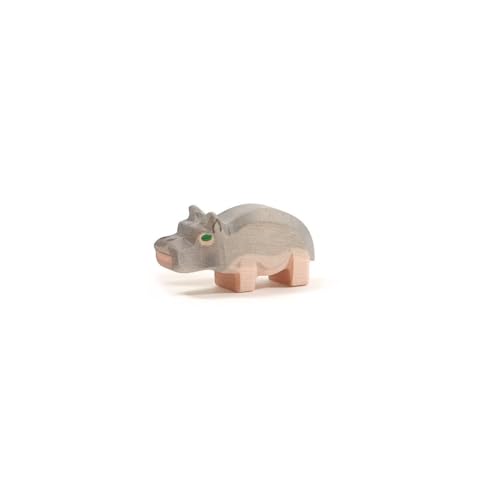 Hippopotame petit Ostheimer jouet en bois sain pour l'éveil de l'enfant