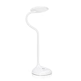 【Intensidad ajustable】Puede ajustar manualmente el brillo del flexo led a bajo, medio o alto, para que sus ojos siempre estén en un entorno cómodo.