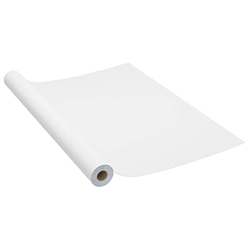 vidaXL Self-Adhesive Furniture Film White 500 x 90 cm PVC
