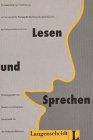 Lesen Und Sprechen 3468494629 Book Cover