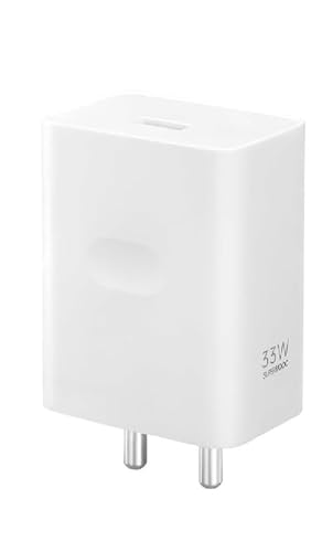 Image of XIAWAO 6 Months Warranty Super VOOC 33 Watt Single Port Fast Charger Adapter, Universal Compatibility (Cable Not Included, White)
