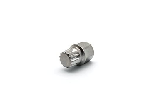 Image of TEMO Abc2 /13Pt Wheel Lock Lugnut Anti-Theft Lug Nut Screw Removal Key Socket S3057 for Vw Audi