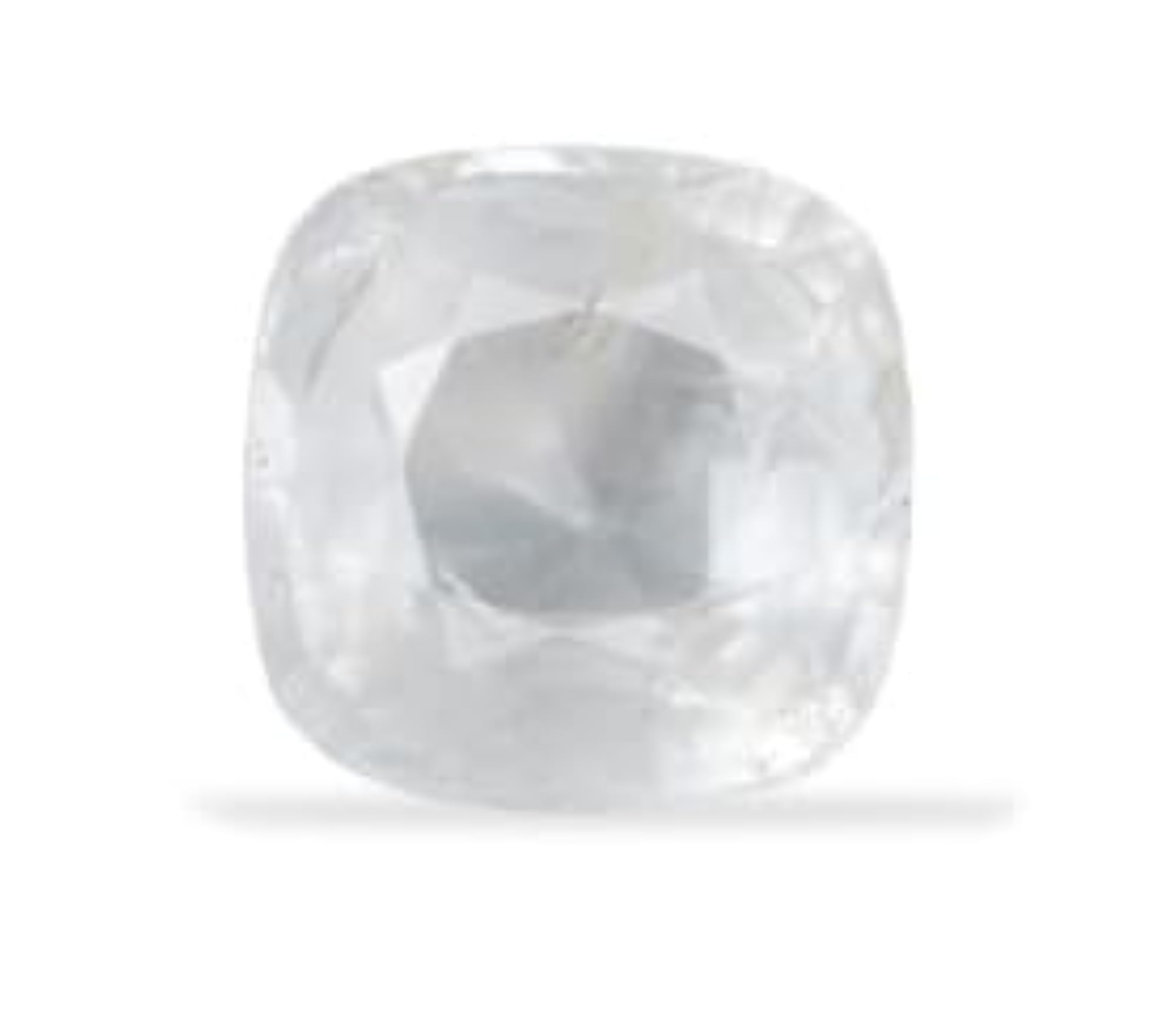 Original Certified White Sapphire Stone, 4 Ratti