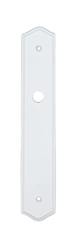 DOOR TOOLS Plaque propreté 195 mm tradition bois BLANC Bec de Cane