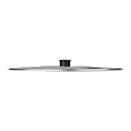 Miniatura 6 de Cablepelado Tapa Multiusos Para Sartenes Y Ollas, Anti Salpicaduras Con Mango Ergonómico, Metálica De Cocina, Acero Inoxidable, Apta Para 26 Cm